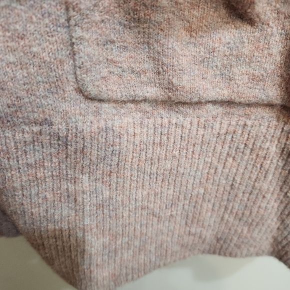 Madewell Kent Wool/Alpaca Blend Cardigan Sweater In Heather Carnation Size Small - Picture 6 of 9